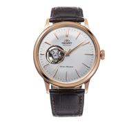 Orient Classic Kinder Open Heart - Automatikuhr mit manuellem Aufzug, elegant, AG00, Kupfer Leder, Klassisch