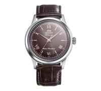 Orient Classic Bb00 Kinder 38 Roman - Unisex-Armbanduhr Automatik und manueller Aufzug mechanisch klassisch braunes Lederarmband Gehäuse aus Edelstahl Zifferblatt braun - RA-BB0004Y