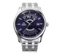 Orient Herren-Armbanduhr RA-BA0003L10B Jahreskalender Automatik & Handaufzug Blauer Stahl 43 mm