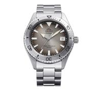 Orient Sports Mako 40 mm - Herren-Armbanduhr Automatik und Handaufzug Mechanisch Sport Armband und Gehäuse aus Edelstahl Zifferblatt grau - RA-AC0Q16N