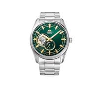 Orient Halb-Skeleton-Armbanduhr mit automatischer/handaufziehender Uhr mit Saphirglas, Gold