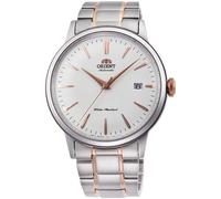 Orient Herren Analog Automatik Uhr mit Edelstahl Armband RA-AC0004S10B Silber