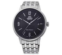 Orient Automatik Herren Armbanduhr aus Edelstahl in der Farbe Silber-schwarz, Gehäuse 42 mm, wasserdichte: 5 ATM, RA-AC0J08B10B