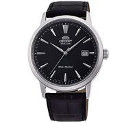 Orient ER27F6 Leder - Herrenuhr schwarz/silber