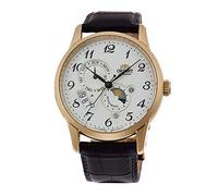 Orient Herren. Analog Automatik Uhr mit Leder Armband RA-AK0002S10B
