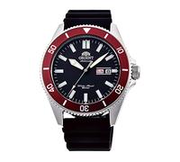 Orient Herren Analog Automatik Uhr mit Silikon Armband RA-AA0011B19B, Schwarz