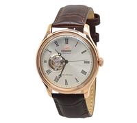 Orient Herren-Armbanduhr 43mm Armband Leder Braun Automatik Analog FAG00001S0