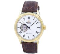 Orient Herren-Armbanduhr 43mm Armband Leder Braun Automatik Analog FAG00002W0