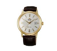 ORIENT Herren Automatik Armband-Uhr aus Edelstahl mit Leder Band - Mechanical - FAC00003W0