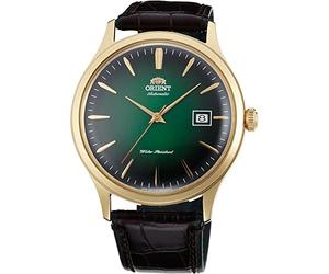 ORIENT Herren Automatik Armband-Uhr aus Edelstahl mit Leder Band - Mechanical - FAC08002F0