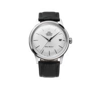 Orient Japanische Automatik-/Handaufziehuhr, 38 mm, Bambino Version 7, Weiß (Silber)