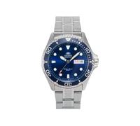 Orient Japanische Automatikuhr für Herren, aus Edelstahl, 200 m, Taucherstil, Blau - Silber, Armband