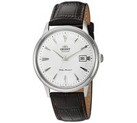 Orient Klassische japanische Automatikuhr aus Edelstahl, 40,5 mm, Mehrfarbig (Blanco Y Plateado), Edelstahl