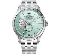 Orient Star RE-AV0B11E00B Herrenuhr, modernes Zifferblatt mit Edelstahlarmband, mintgrün