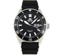 Orient Mako III (44 mm) schwarzes Zifferblatt/schwarzes Silikonarmband RA-AA0010B19B