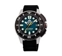 ORIENT Orient RA-AC0L04L Herren M-Force Delta Gummiband blaues Zifferblatt Automatische Tauchuhr, blau, Taucheruhr