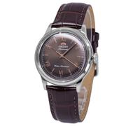 Orient Classic Bb00 Kinder 38 Roman - Unisex-Armbanduhr Automatik und manueller Aufzug mechanisch klassisch braunes Lederarmband Gehäuse aus Edelstahl Zifferblatt braun - RA-BB0004Y