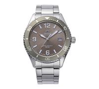 Orient Sports Diver Mako Solar Armbanduhr RA-WJ00, solarbetrieben, Stahl, Sportuhr, Unterwasser, Casual, 40 mm, braun, sportlich