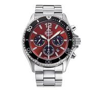 Orient Sports Diver Mako Solar Chrono Armbanduhr Chronograph Solaraufzug Stahl Sport Unterwasser Casual RA-TX02