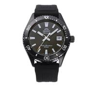 Orient Mako Herren-Armbanduhr RA-AC0Q10N30B Automatik schwarzes Zifferblatt Gummiband