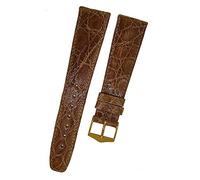 Orig. FORTIS Uhrenarmband LEDER braun Kroko Dornschließe 20mm NEU 9122