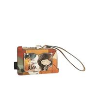 Original Alma Kartenetui - Multifunktionaler Platz | Handgriff und Reißverschluss - Maße: 14 x 9 x 1 cm - Accessoires und Accessoires für Damen, Mehrfarbig