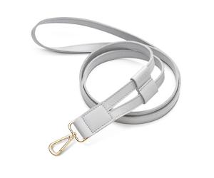 Original Audi Schlüsselband Karabiner Leder Ringe Logo Lanyard 3182400100