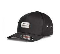 Original Audi Sport Basecap Cap schwarz e-tron Flexfit 3D Logo 3132000300