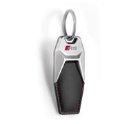 Original Audi Sport Schlüsselanhänger Metall Leder RS Anhänger 3181900701
