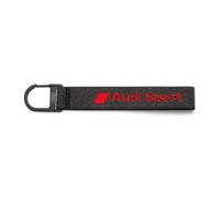 Original Audi Sport Schlüsselanhänger Schlüsselband Schlaufe schwarz/ rot 3182400400