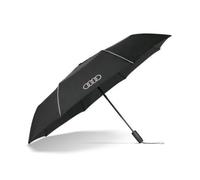 Original Audi Taschenschirm Schirm Ringe Logo Regenschirm schwarz 3122200400