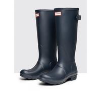 Hunter Boots - Women's Original Tall Back Adjustable Boot - Gummistiefel, Gr. 39, schwarz (HunterNavy)