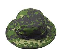 Original dänisches Militär M84 Camo Boonie Hut Sommer Tropische Kappe breite Krempe (58) Medium, mehrfarbig, Einheitsgröße