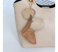 Original Design Pelz Schlüsselanhänger Anhänger Auto Schlüssel Tasche Schlüsselanhänger Plüsch Schlüsselhalter Neue Mode Pelz Plüsch Lamm Anhänger Sch