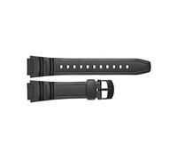 Original Ersatz-Uhrenarmband für 18 mm, schwarzes Gummiarmband #10360831 Casio W-S200 W-S210 W-S200H-1A W-S200H-1B W-S210H-1A