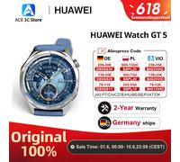 Original HUAWEI Watch GT 5 46mm Smartwatch 1,43 Zoll AMOLED-Farbdisplay Bis zu 2 Wochen Akkulaufzeit 46 mm Blue