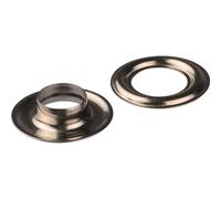 Original LÖWE Selbstschneidende Ösen, verchromt, 11mm, Ober- und Unterteile, 500 Paar Nr. 0.039/11/C