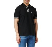 ORIGINAL PENGUIN Herren Earl Polo Org PIQ St Polohemd, True Black, S