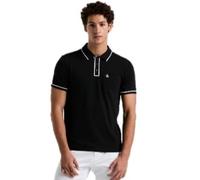 Original Penguin Herren Earl Polo Shirt Polohemd, Schwarz, L
