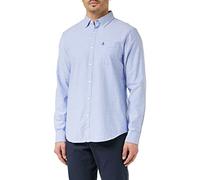 Original Penguin Herren Ls Eco Oxford W Stre Hemd, Amparo Blue, XL