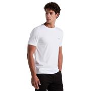 Original Penguin Herren Small Embroidered Logo T-Shirt, Hellweiß, 118, M