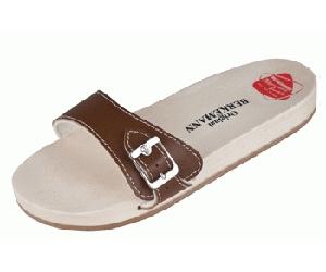 Original Sandale Sandalen Slipper braun Mittel - Berkemann UK 8.0