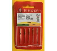Original Singer Nähmaschinennadeln für Jersey-und Strickstoffe System 2045 Stärke 70+80