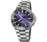 ORIS Aquis Date 73377894158MB - Herren - 44 mm - Analog - Automatik - Saphirglas