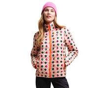 Orla Printed Baffled Jacket Tiny Elm Pink 12, rose
