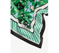 Ornamental gemustertes Tuch aus Seidenmix grün|mehrfarbig ONESIZE