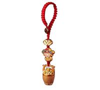 Ornamente | Cai Shen Phone Lanyard | Anhänger anziehen Geld viel Glück Telefon Charme Fortune Talisman für Männer Frauen