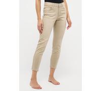 ANGELS Jeans Ornella Straight-Jeans Damen verkürzte Passform Organic Cotton Sand 46