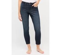 7/8-Jeans ANGELS "ORNELLA SPORTY", Damen, Gr. 40, N-Gr, rinse night blau used, Obermaterial: 88% Baumwolle, 10% Polyester, 2% Elasthan, casual, slim fit 7/8-Länge, Jeans (97506805-40) rinse night blau