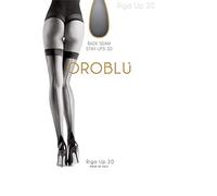 Oroblu halterlose Strümpfe Riga Up 20 (M, Schwarz)